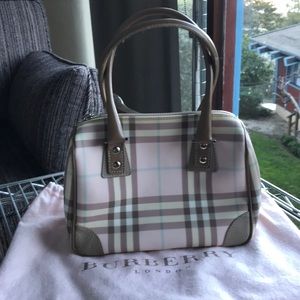 Burberry Nova Check Mini Handle Bag